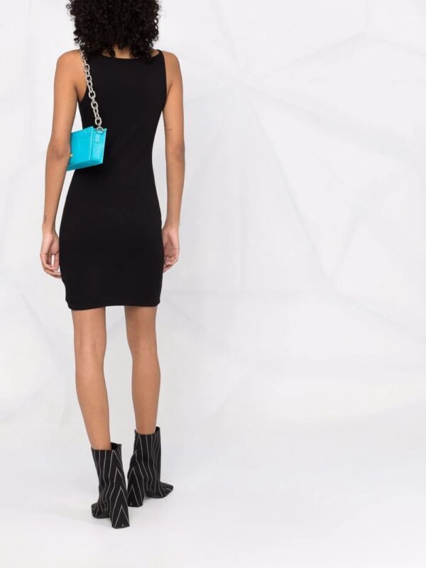 Off-White  Off-Stamp ribbed dress - Image 4