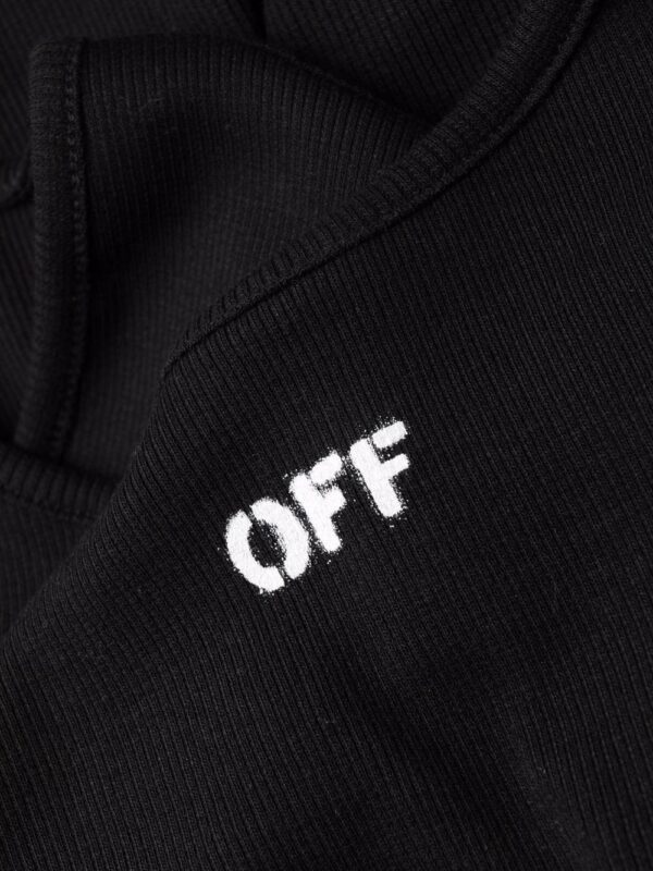 Off-White Off-Stamp ribbed dress - Image 8