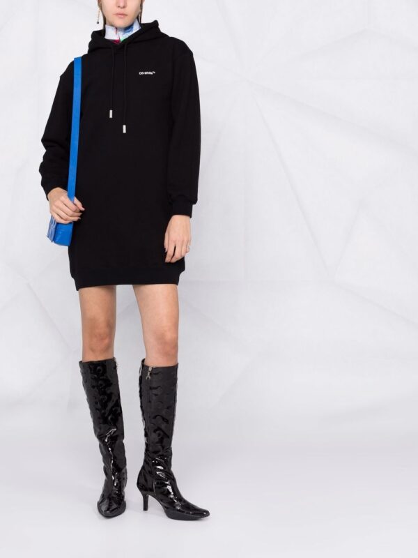 Off-White Diag-stripe print sweatshirt dress - Image 2