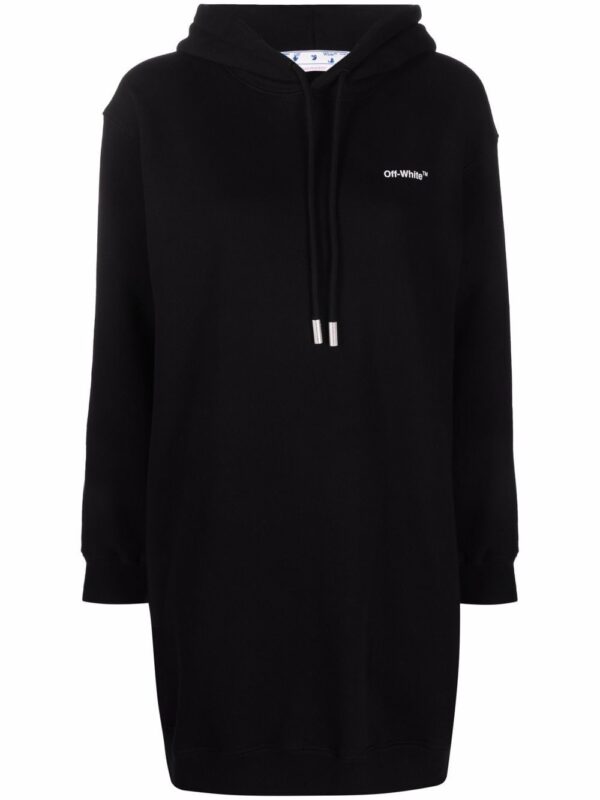 Off-White Diag-stripe print sweatshirt dress
