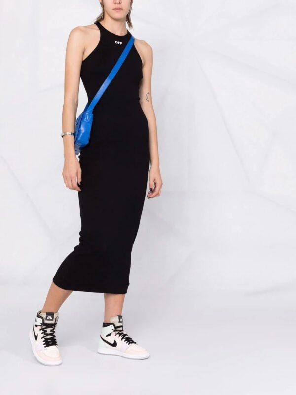 Off-White  Off-Stamp ribbed dress - Image 2