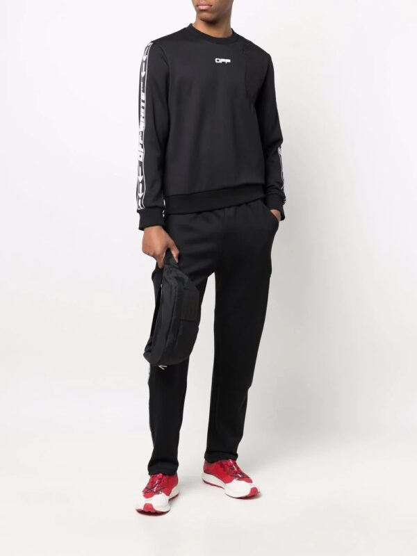 Off-White  logo-tape track pants - Image 2