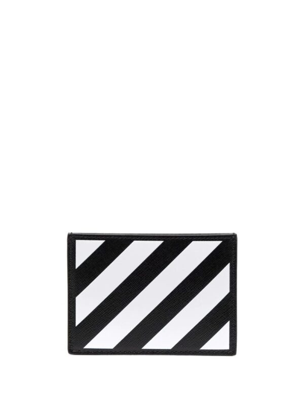 Off-White  Diag striped card holder