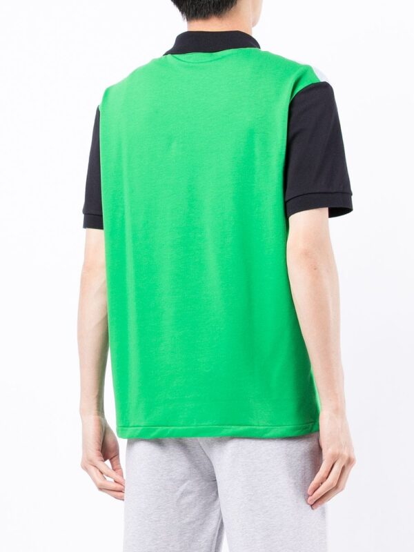Lacoste  panelled cotton polo shirt - Image 3