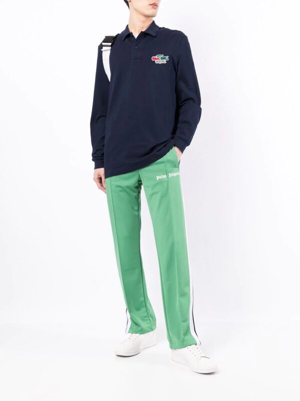 Lacoste logo-patch cotton polo shirt - Image 2