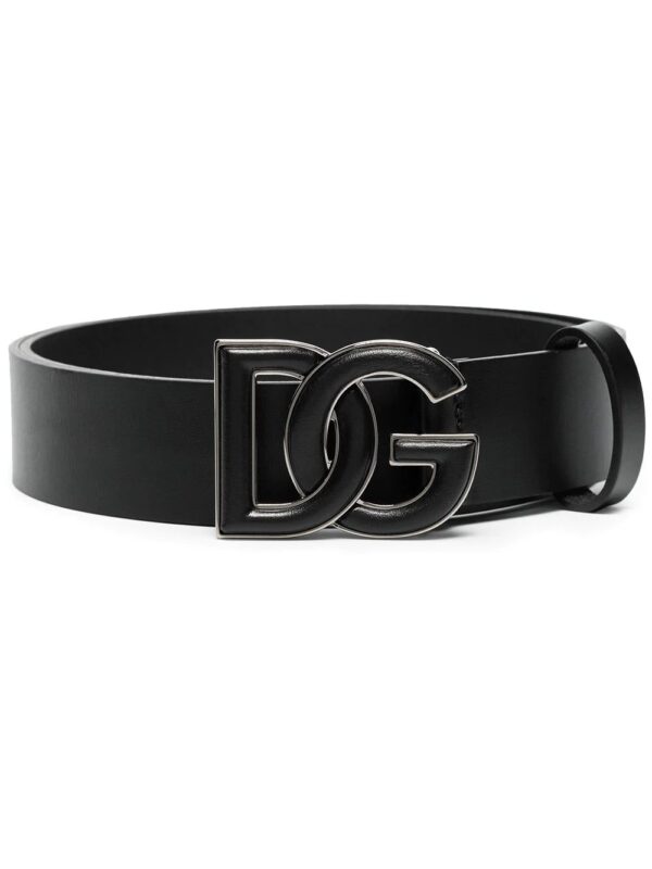 Dolce & gabbana  DG logo plaque belt