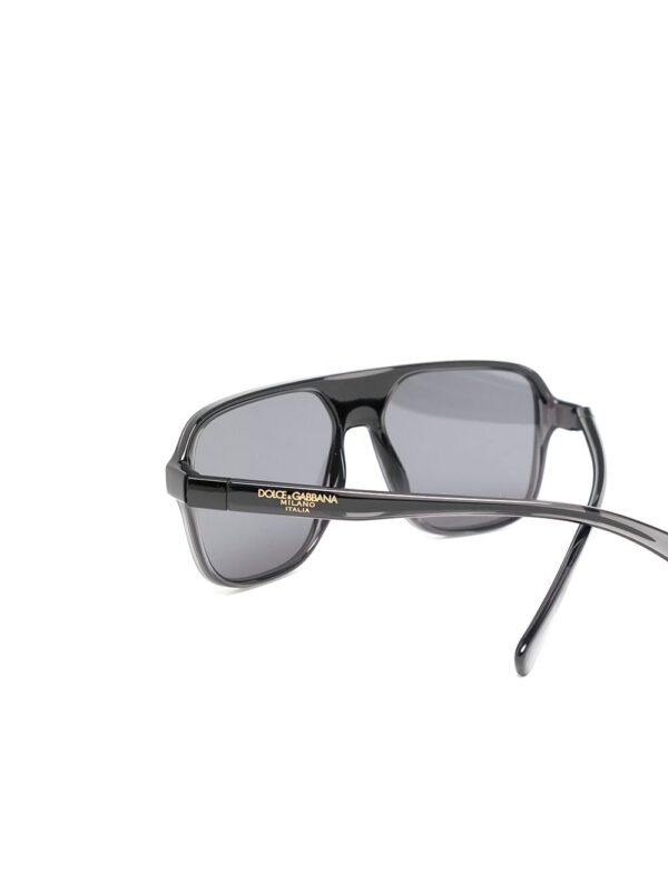 Dolce & Gabbana Eyewear logo-embossed square-frame sunglasses - Image 3
