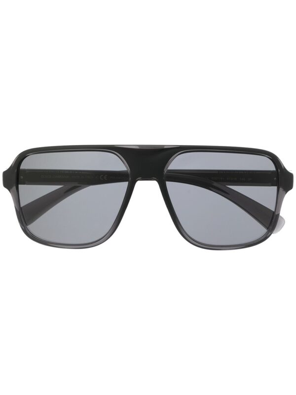 Dolce & Gabbana Eyewear logo-embossed square-frame sunglasses