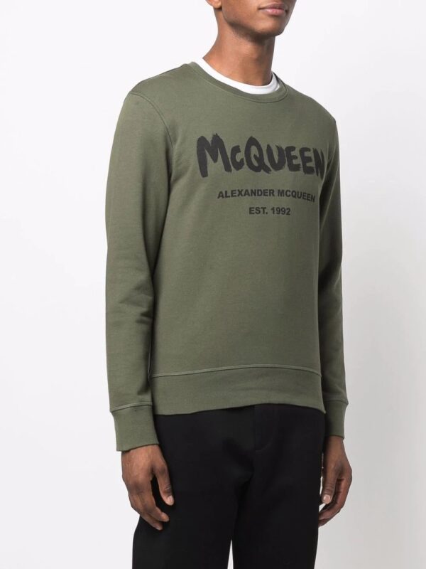 Alexander McQueen  logo print sweatshirt - Image 3