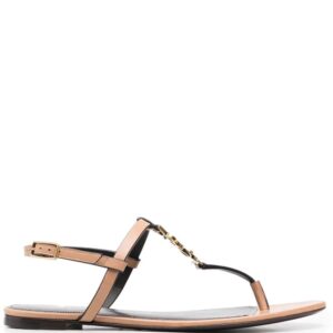 Saint Laurent Cassandra flat sandals