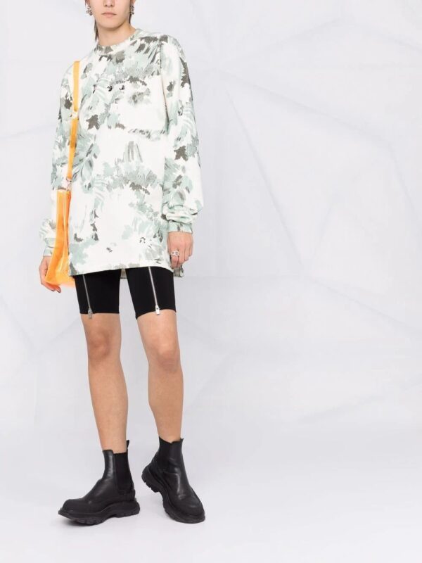 Off-White  abstract-print sweater dress - Image 2