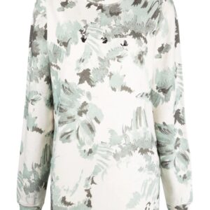 Off-White  abstract-print sweater dress