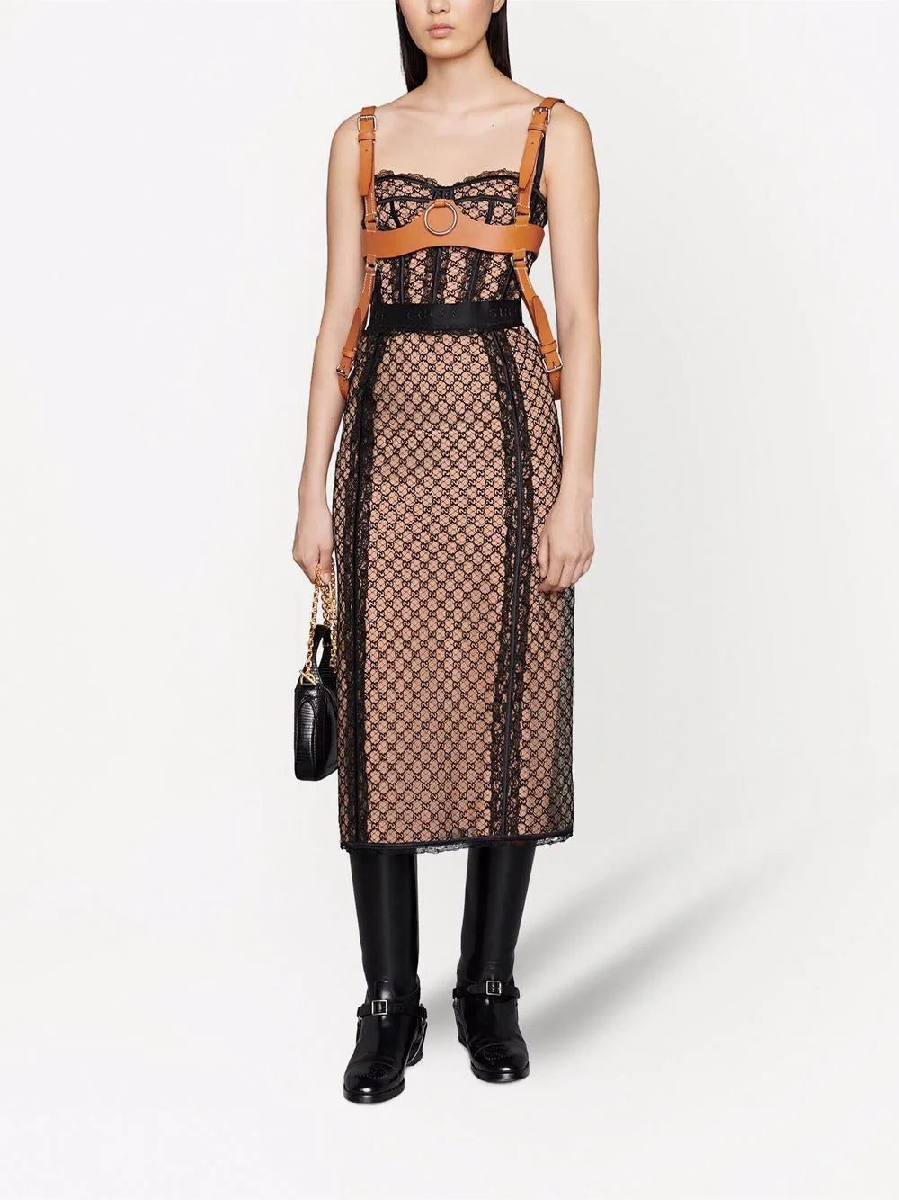 Gucci GG mesh corset top - Image 2