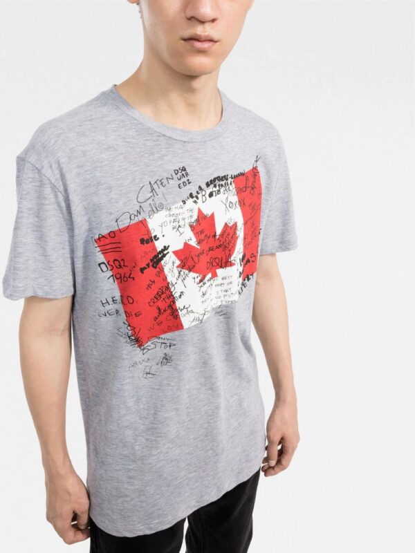 Dsquared2  graphic-print short-sleeve T-shirt - Image 3
