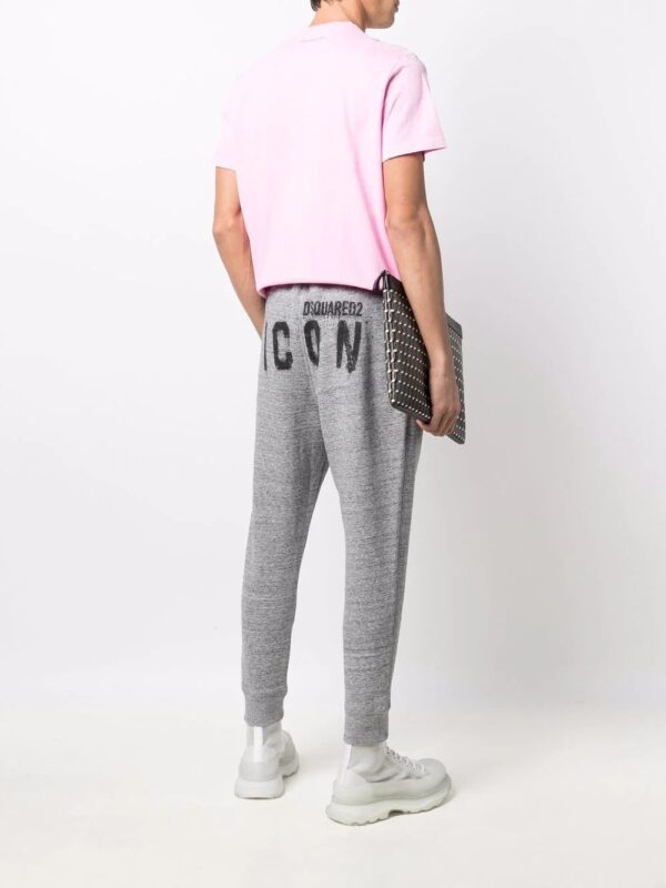Dsquared2  Icon slogan-print ankle-length trackpants - Image 2