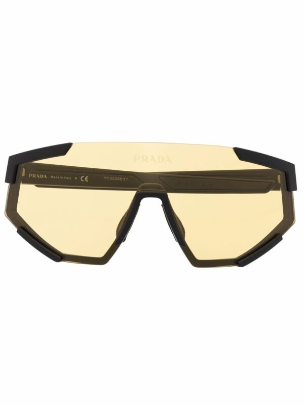 Prada Eyewear tinted visor sunglasses