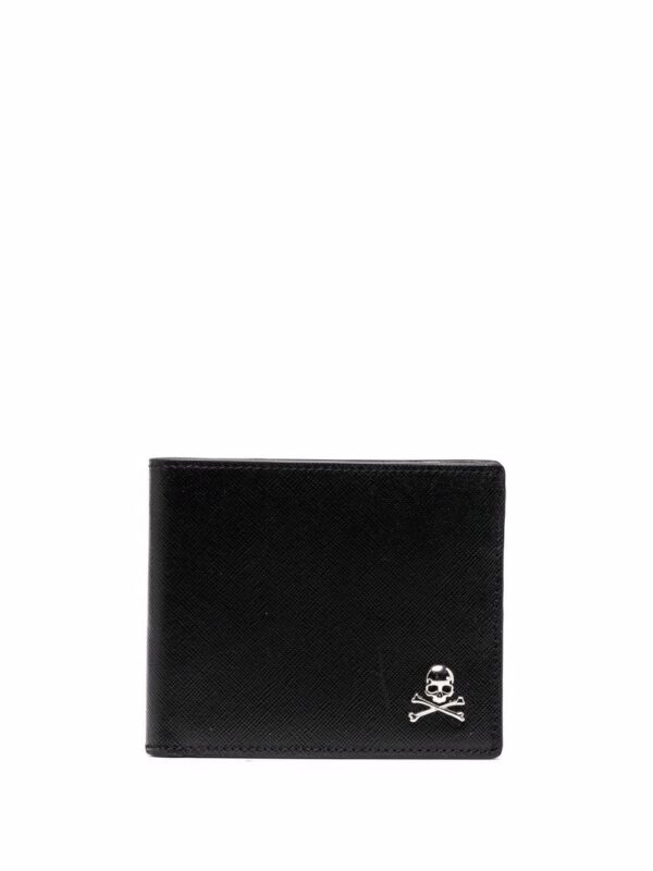 Philipp Plein  skull-stud wallet