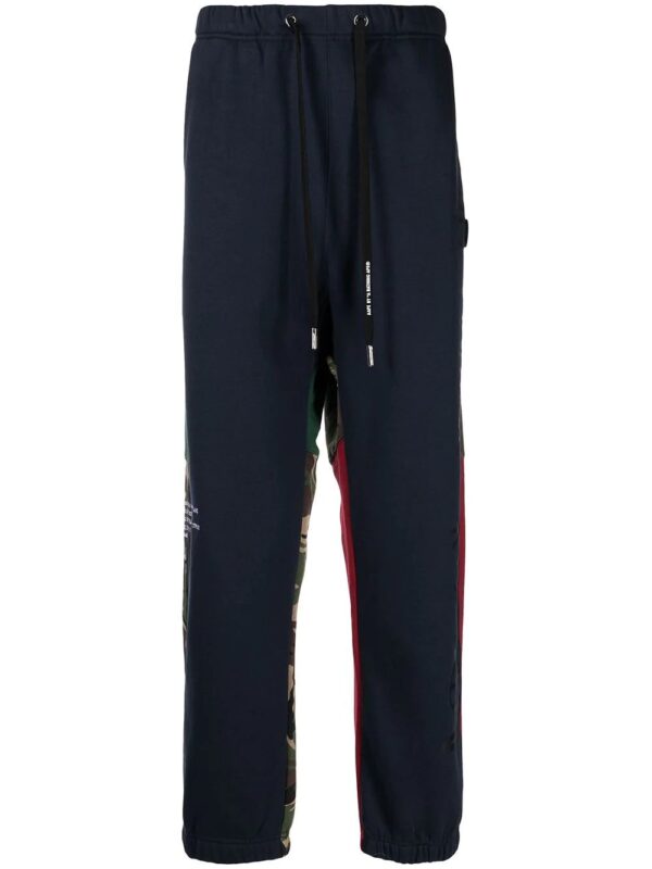 AAPE BY *A BATHING APE®  patchwork tapered track pants