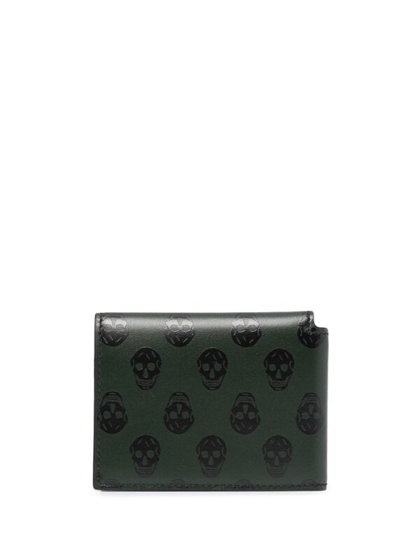 Alexander McQueen  skull-print leather wallet - Image 2