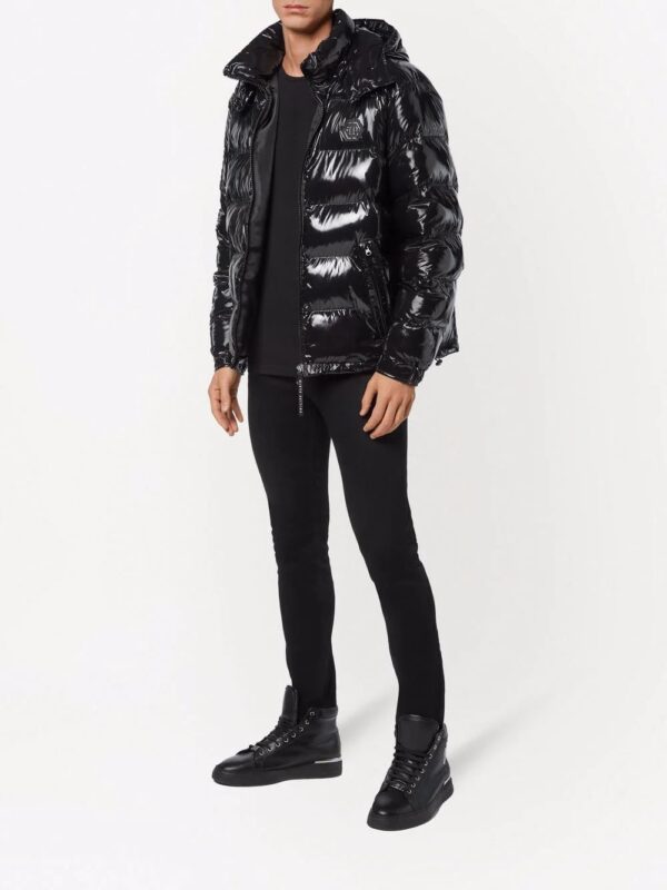 Philipp Plein  high-shine padded jacket - Image 2