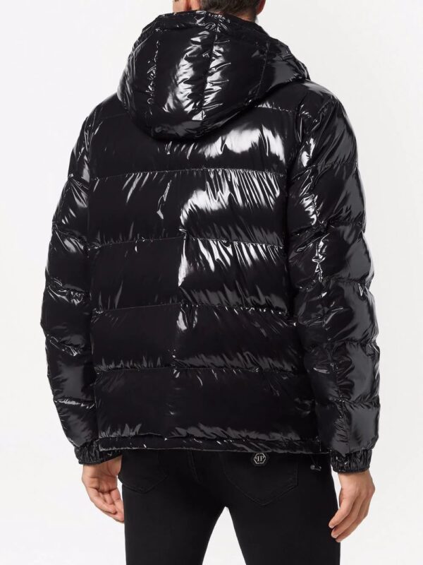 Philipp Plein  high-shine padded jacket - Image 4