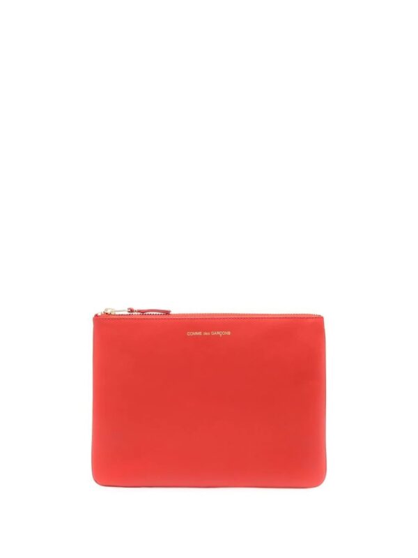 Comme Des Garçons Wallet  logo-print leather wallet