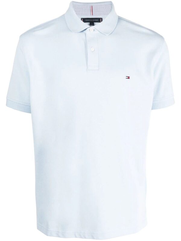 Tommy Hilfiger  logo-patch polo shirt