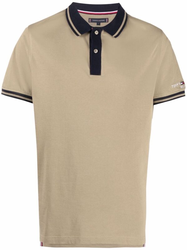 Tommy Hilfiger  embroidered-logo cotton polo shirt