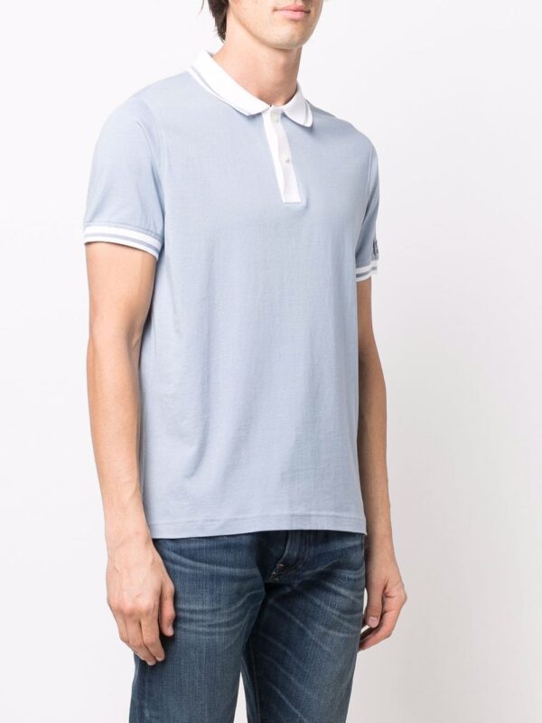 Tommy Hilfiger  contrast-trim cotton polo shirt - Image 3
