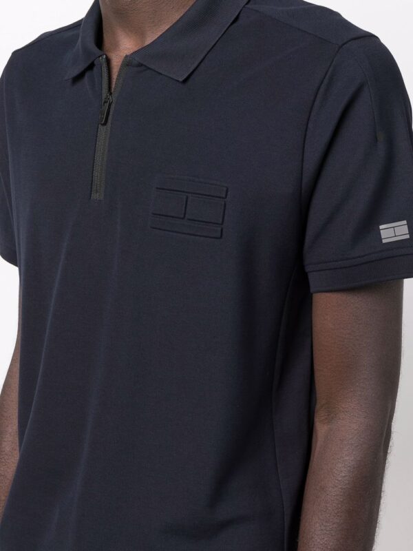 Tommy Hilfiger embossed-logo polo shirt - Image 5