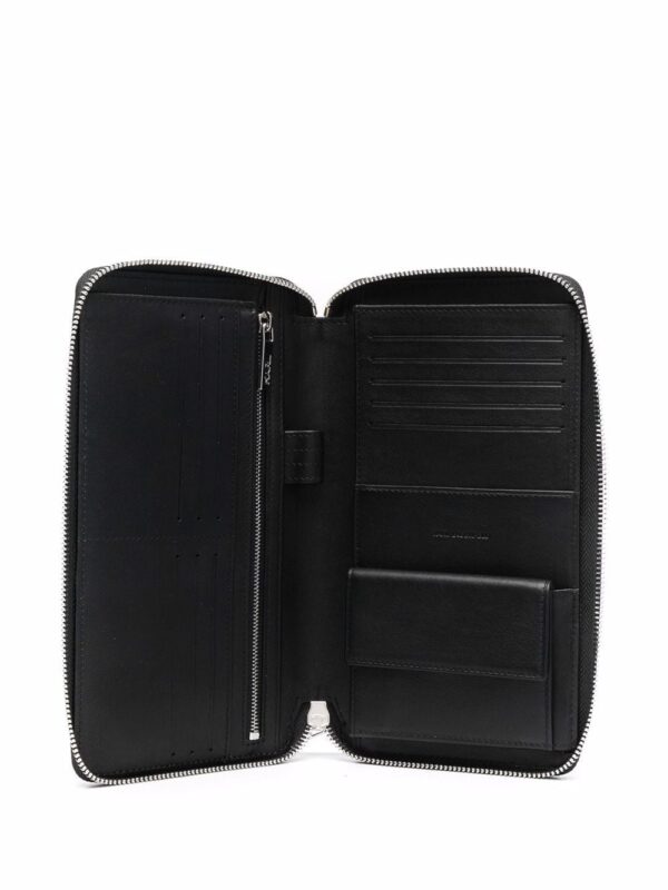 Karl Lagerfeld embossed logo continental wallet - Image 3