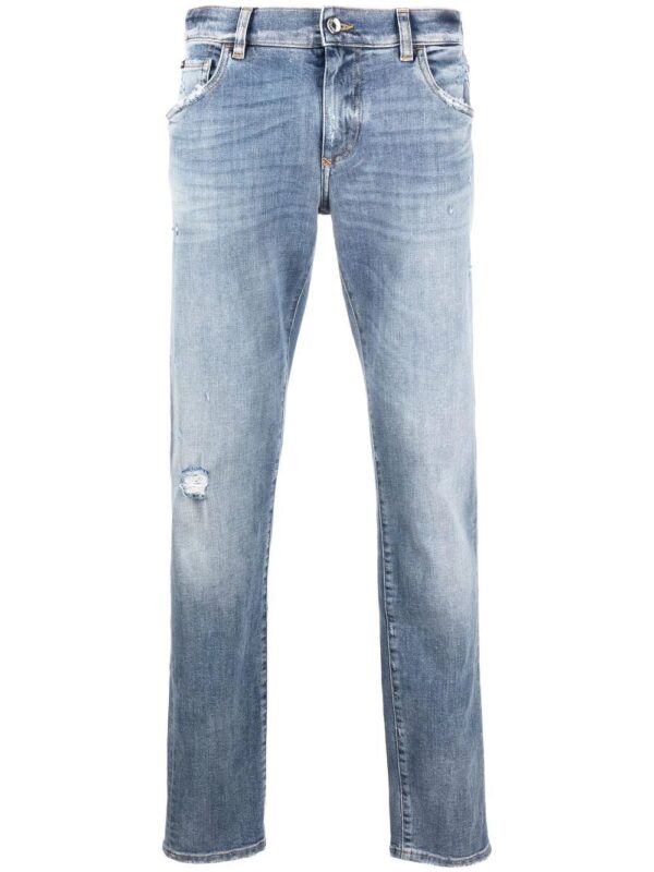 Dolce & Gabbana  distressed slim-fit jeans