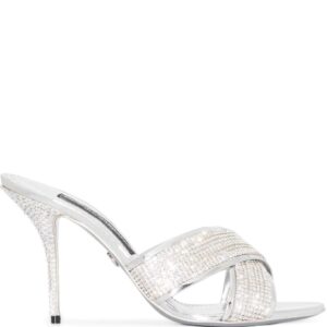 Dolce & Gabbana  Keira crystal-embellished 90mm sandals