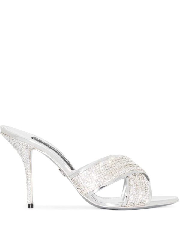 Dolce & Gabbana  Keira crystal-embellished 90mm sandals