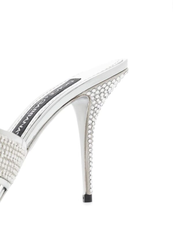 Dolce & Gabbana  Keira crystal-embellished 90mm sandals - Image 4