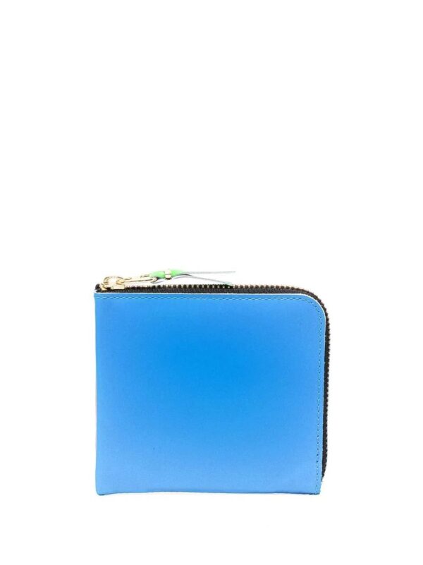 Comme Des Garçons Wallet  color-block small zip wallet