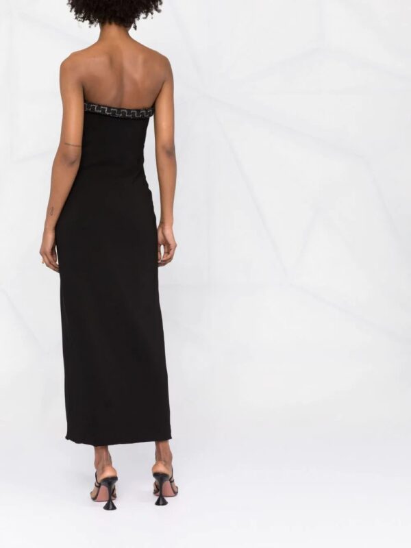 Versace  Safety-Pin Greca trim dress - Image 4
