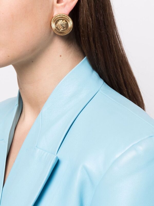 Versace  Medusa-detail stud earrings - Image 2