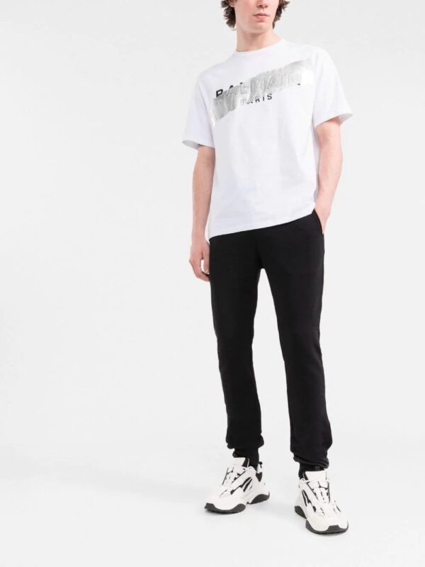 Balmain  logo-tape track pants - Image 2