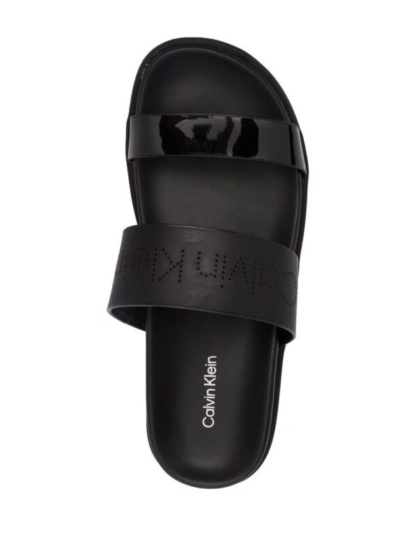 Calvin Klein  perforated-logo slides - Image 4