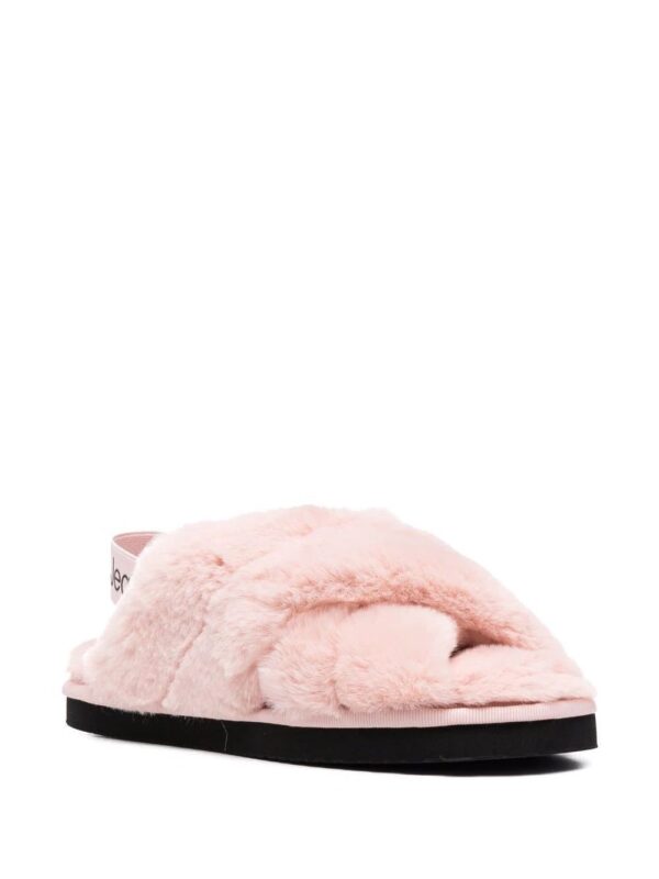 Calvin Klein  faux fur open-toe sandals - Image 2