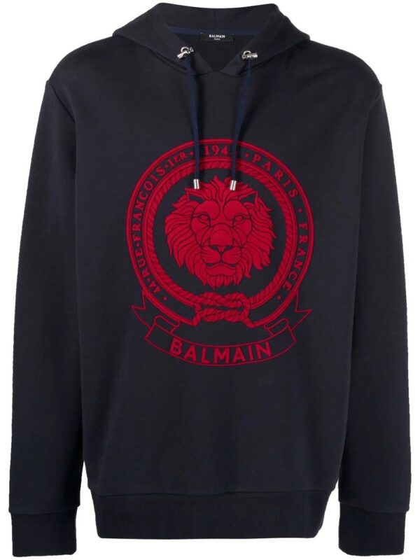 Balmain  Flock Coin long-sleeve hoodie