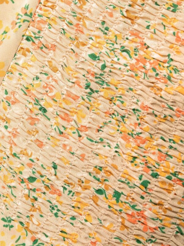 Saint Laurent floral-print spaghetti-strap dress - Image 8