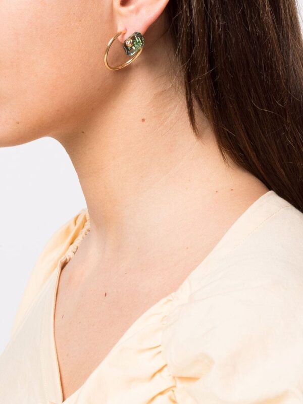 Swarovski  Numina crystal-embellished earrings - Image 3