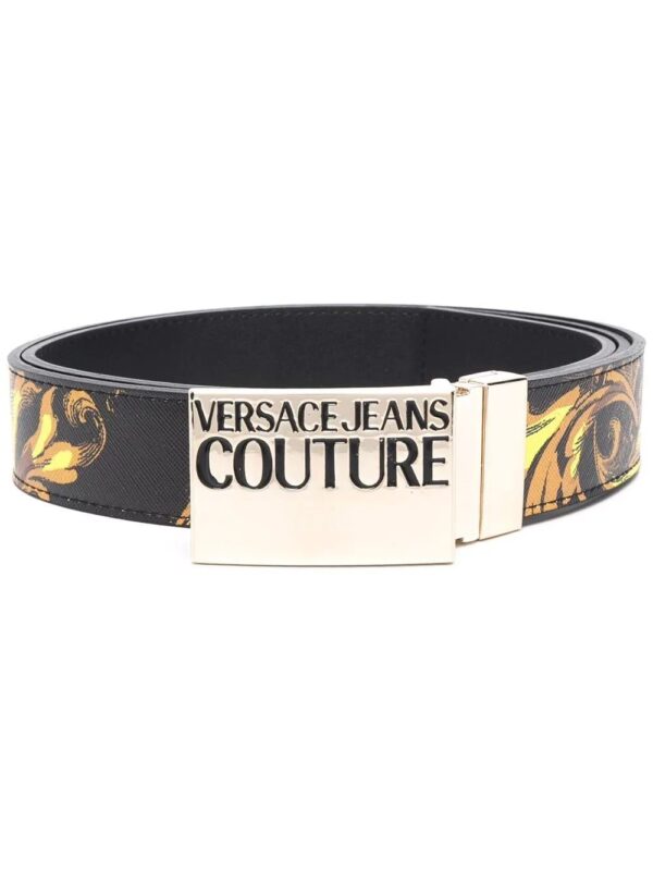 Versace baroque-print buckle belt