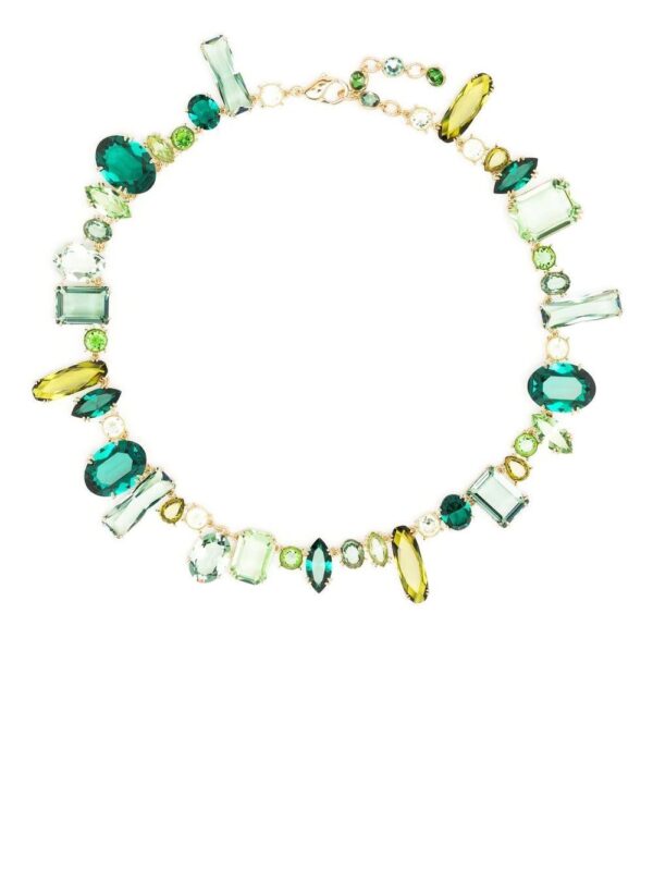 Swarovski  crystal-embellished choker necklace