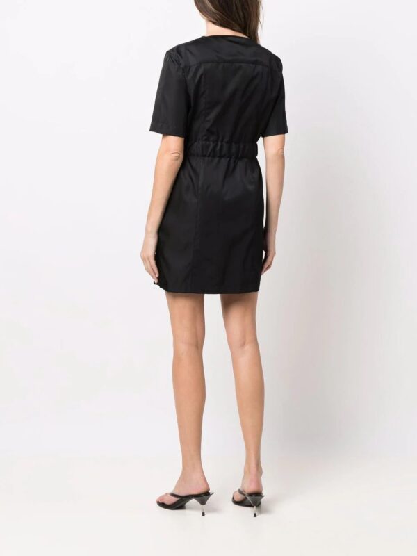 Givenchy  metallic zip-detail short-sleeved dress - Image 4