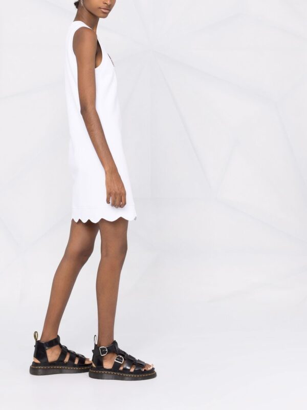 Moschino logo-print sleeveless dress - Image 3