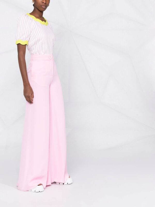 Moschino  high-waisted flared trousers - Image 4