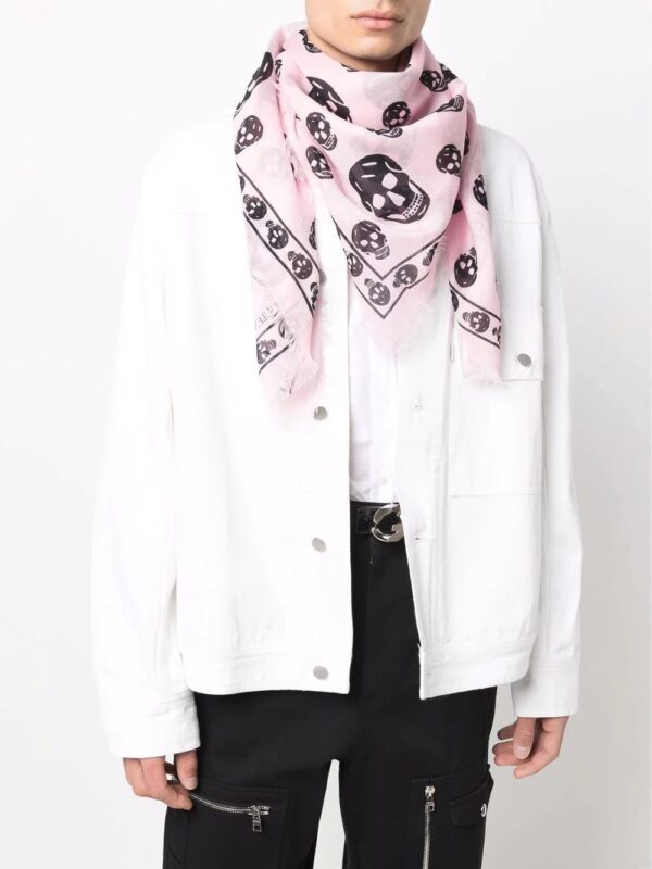 Alexander McQueen  skull print scarf - Image 2